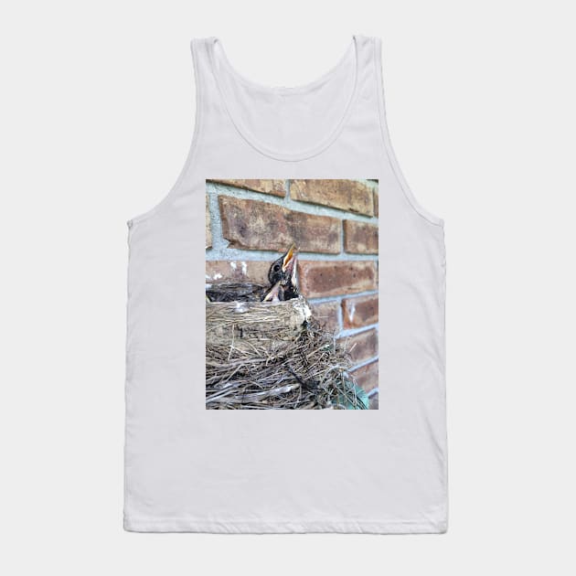 Peaking Out the Nest Tank Top by yodelbat